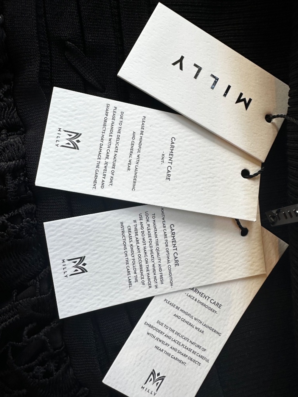 New! Milly dress - black size Small - Picture 12 of 16